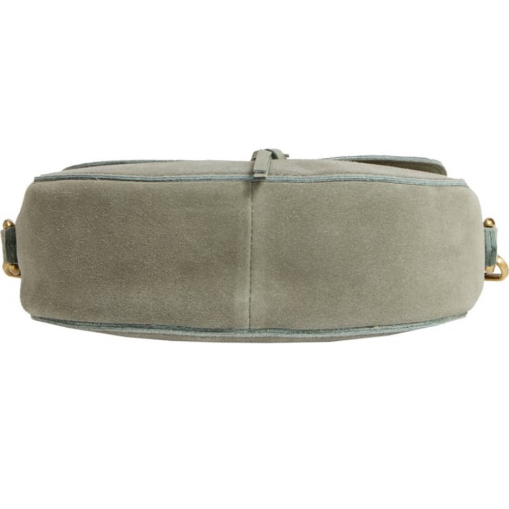 Madewell The Elsewhere Tie Saddlebag in Suede - Picture 4 of 9